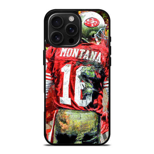 JOE MONTANA 49ERS ART iPhone Case Cover