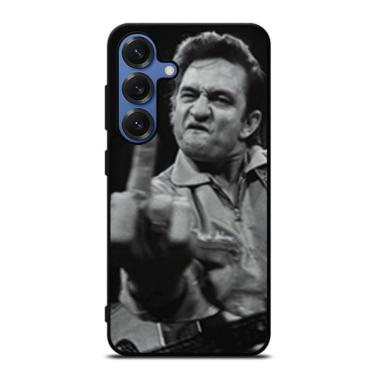 JOHNNY CASH MIDDLE FINGER Samsung Galaxy Case Cover