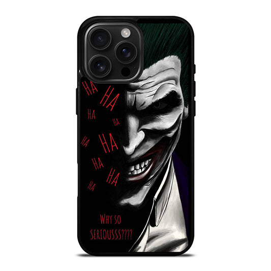 JOKER WHY SO SERIOUS 2 iPhone Case Cover