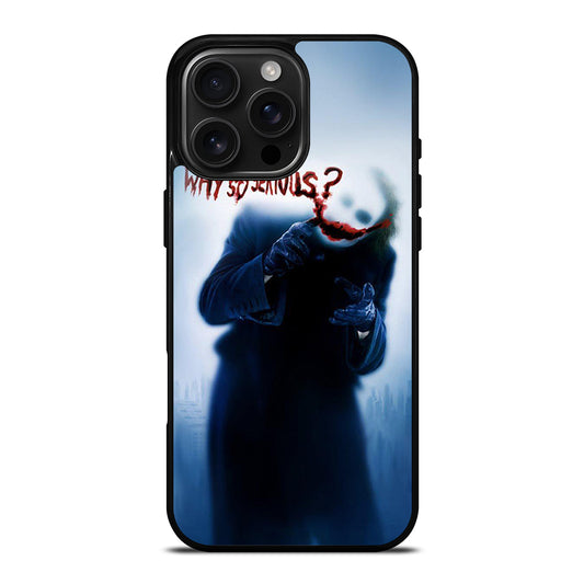 JOKER WHY SO SERIOUS 3 iPhone Case Cover