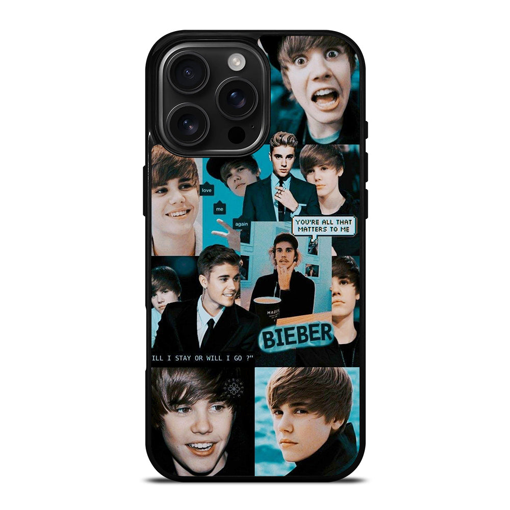 JUSTIN BIEBER COLLAGE iPhone Case Cover