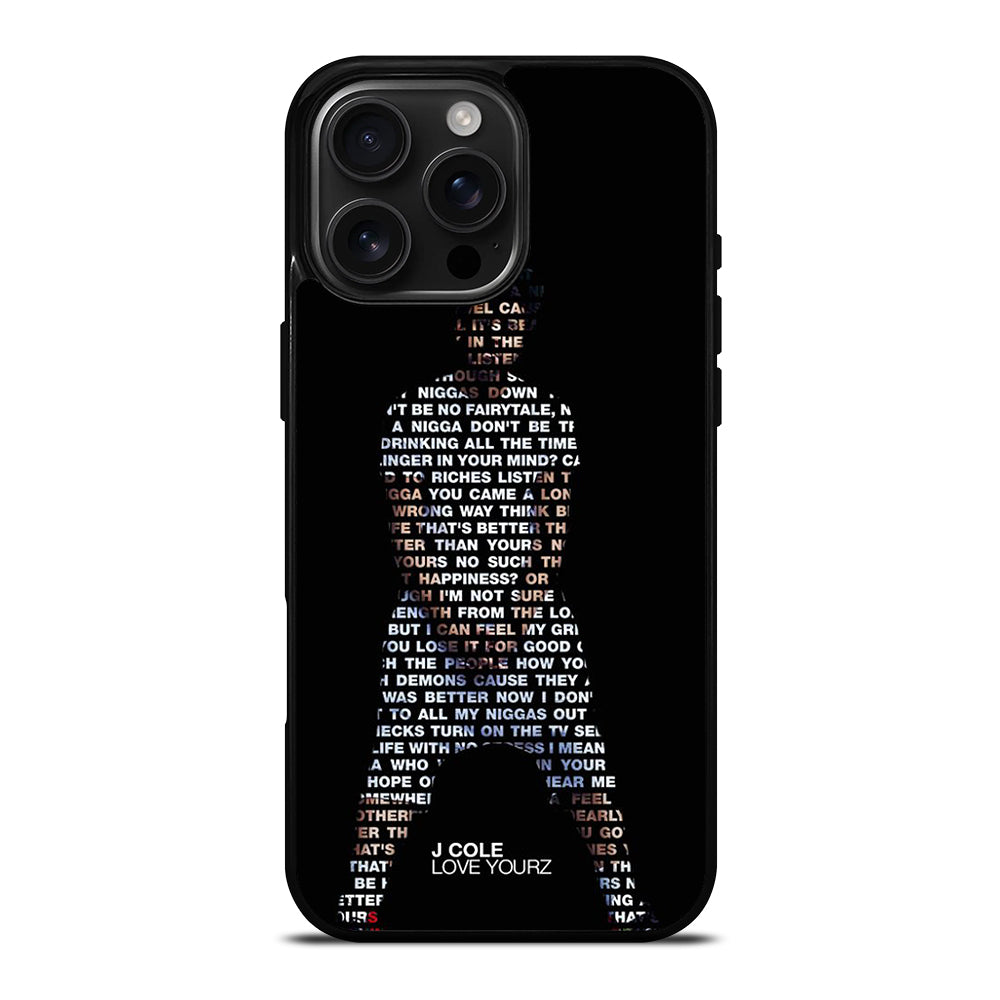 J COLE LOVE YOURZ LYRICS iPhone Case Cover