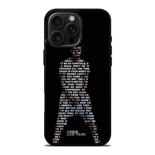 J COLE LOVE YOURZ LYRICS iPhone Case Cover