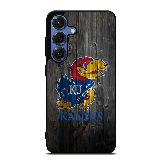 KANSAS JAYHAWKS WOODEN LOGO Samsung Galaxy Case Cover