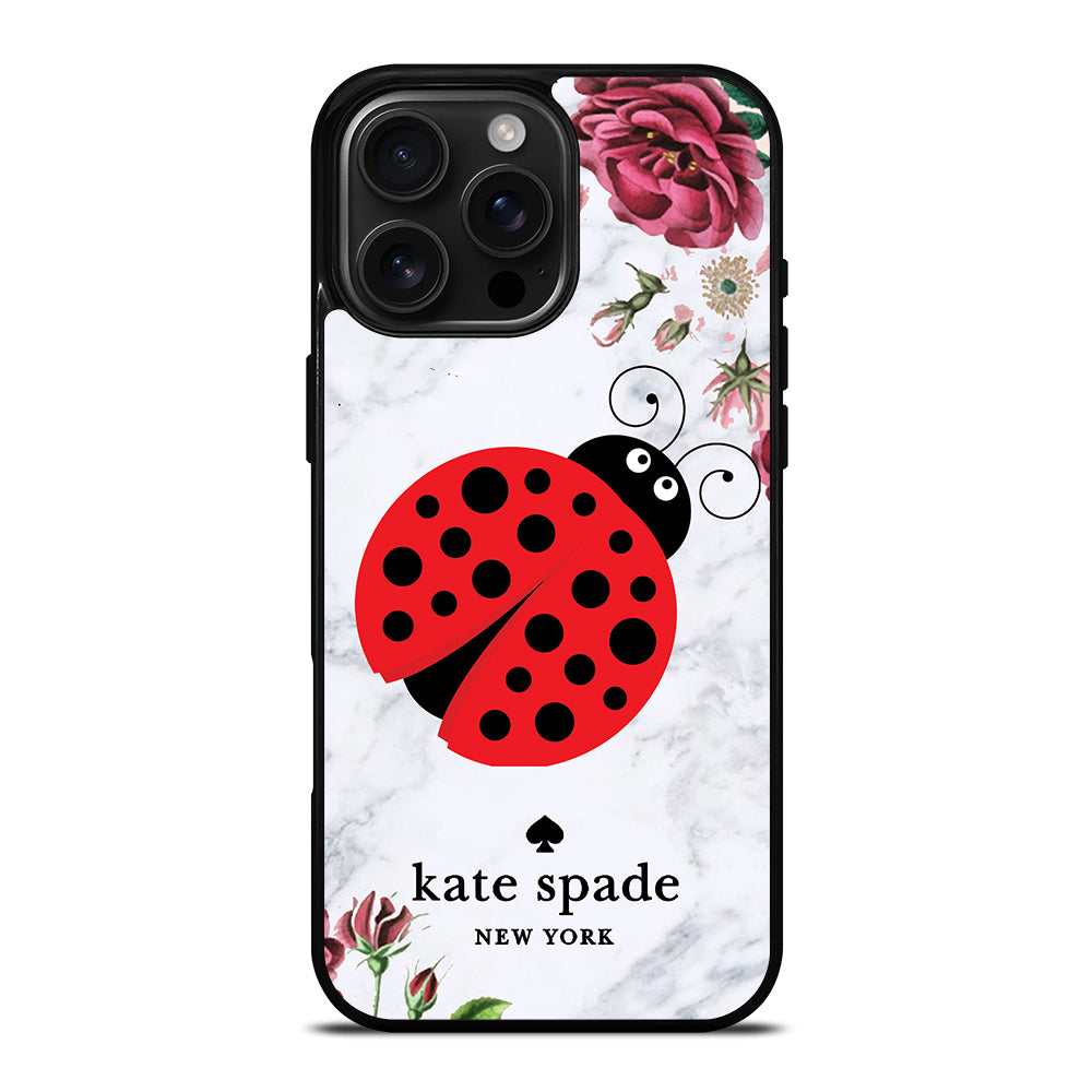 KATE SPADE LADYBUG FLORAL MARBLE iPhone Case Cover
