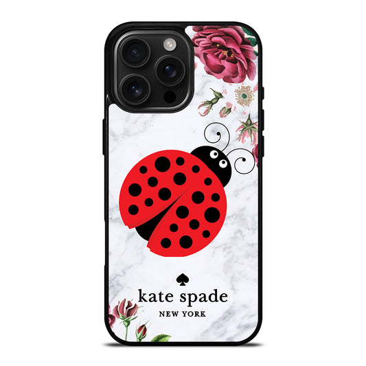 KATE SPADE LADYBUG FLORAL MARBLE iPhone Case Cover