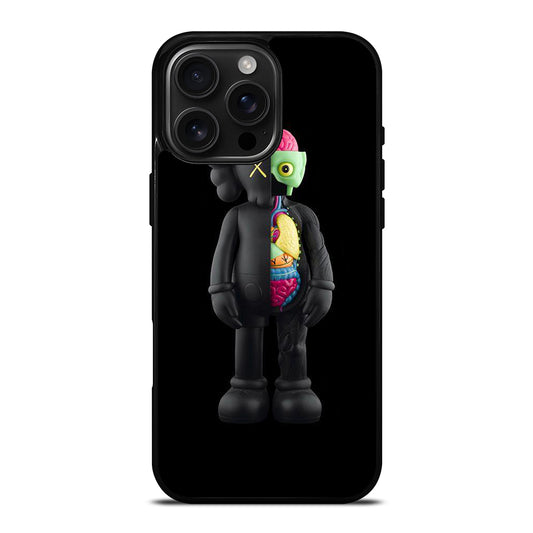 KAWS DESIGN BLACK iPhone Case Cover