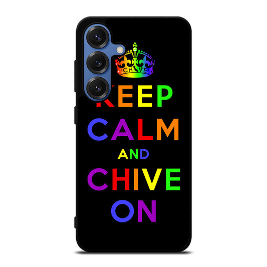 KEEP CALM AND CHIVE ON 1 Samsung Galaxy Case Cover