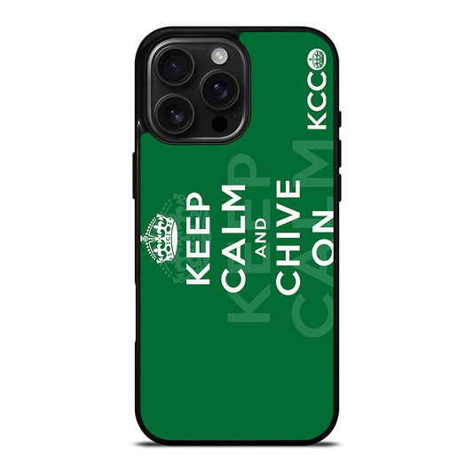 KEEP CALM AND CHIVE ON 2 iPhone Case Cover