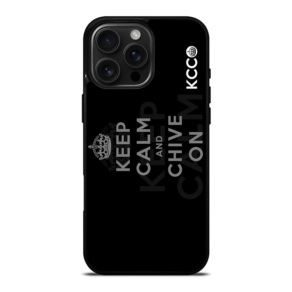 KEEP CALM AND CHIVE ON 7 iPhone Case Cover