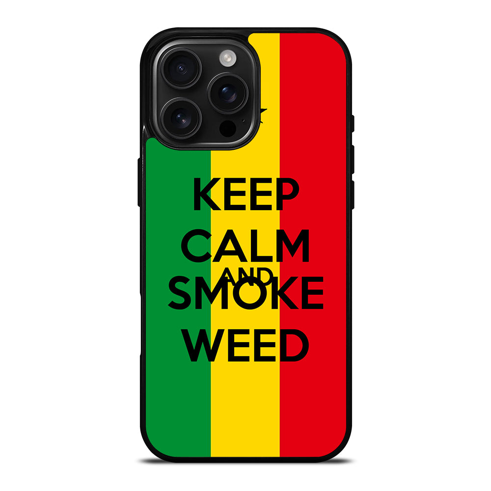 KEEP CALM AND SMOKE WEED 2 iPhone Case Cover
