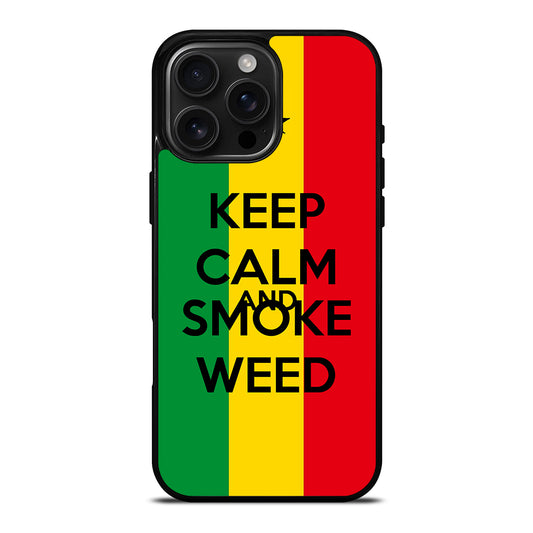 KEEP CALM AND SMOKE WEED 2 iPhone Case Cover