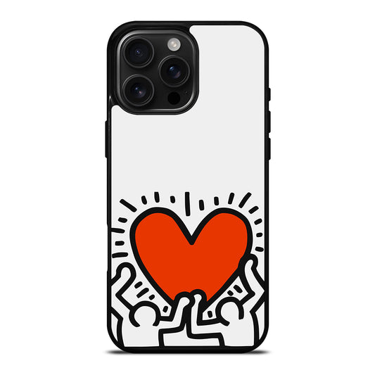 KEITH HARING LOVE 1 iPhone Case Cover