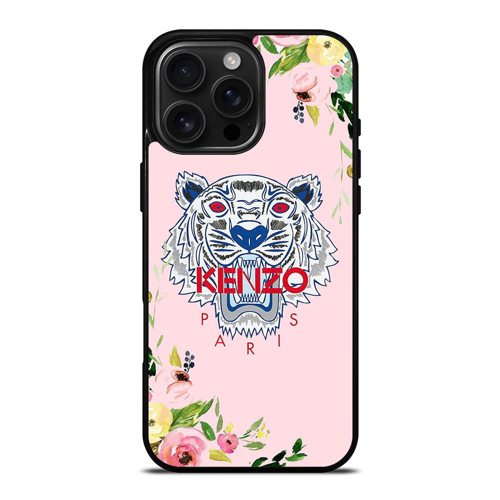 KENZO PARIS FLORAL 2 iPhone Case Cover