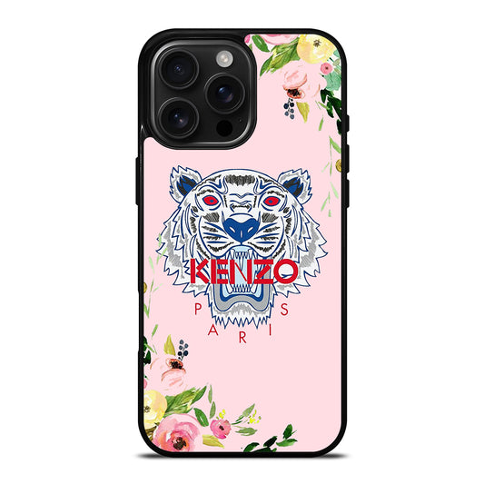 KENZO PARIS FLORAL 2 iPhone Case Cover