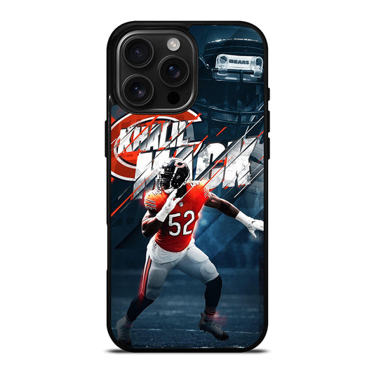 KHALIL MACK BEARS iPhone Case Cover