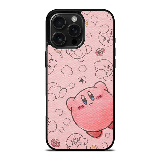 KIRBY DRAW PINK iPhone Case Cover