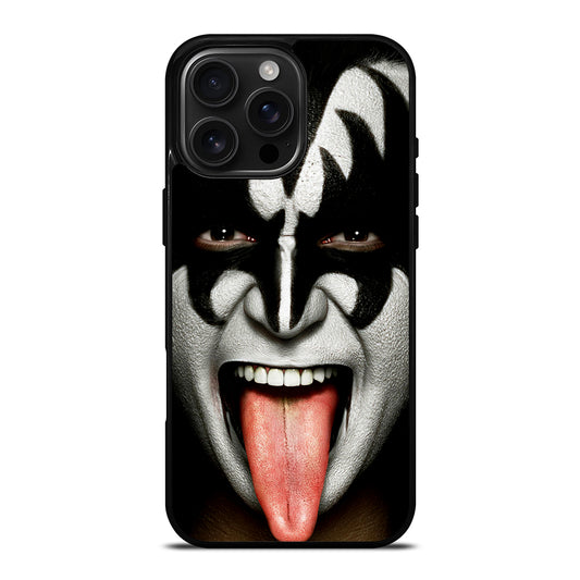 KISS BAND GENE SIMMONS FACE iPhone Case Cover
