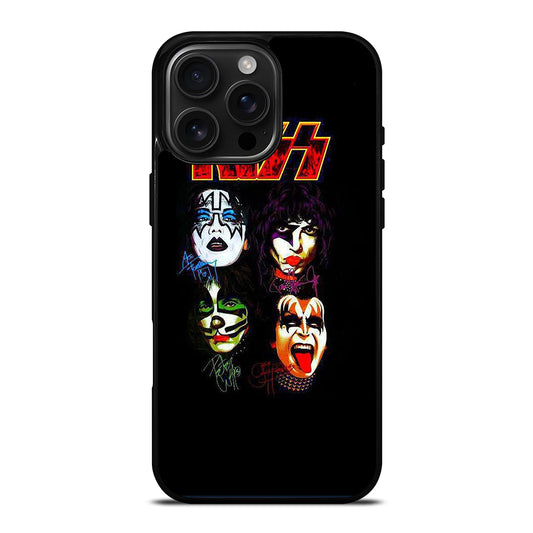 KISS BAND SIGNATURE iPhone Case Cover