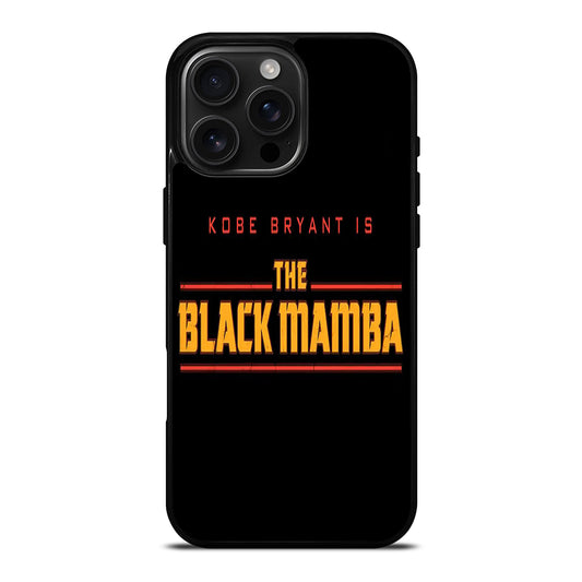 KOBE BRYANT THE BLACK MAMBA 2 iPhone Case Cover