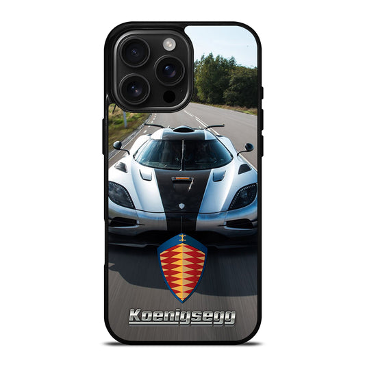 KOENIGSEGG CAR WHITE iPhone Case Cover
