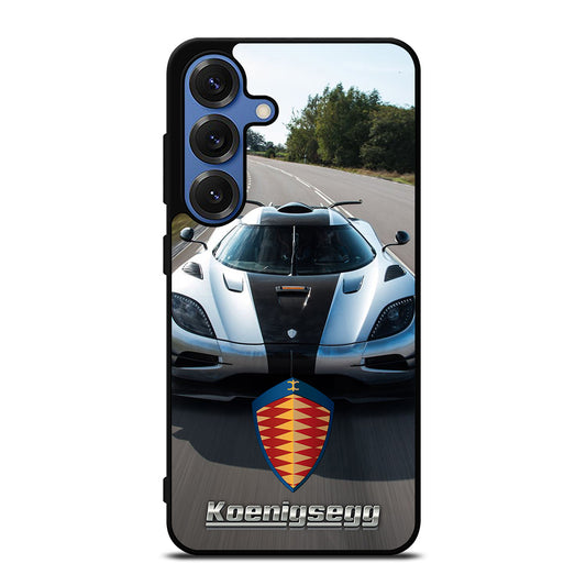 KOENIGSEGG CAR WHITE Samsung Galaxy Case Cover