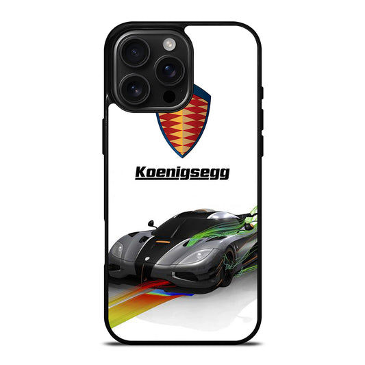 KOENIGSEGG GREY CAR iPhone Case Cover