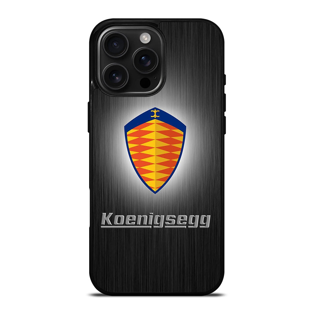 KOENIGSEGG METAL LOGO iPhone Case Cover