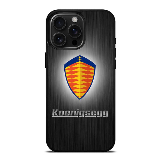 KOENIGSEGG METAL LOGO iPhone Case Cover