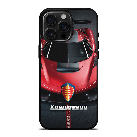 KOENIGSEGG RED CAR iPhone Case Cover