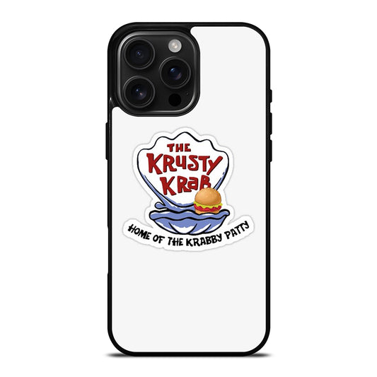 KRUSTY KRAB SPONGEBOB LOGO iPhone Case Cover