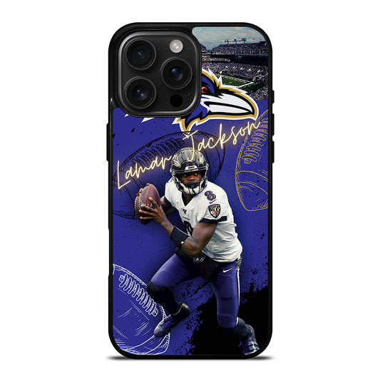LAMAR JACKSON RAVENS FOOTBALL 3 iPhone Case Cover