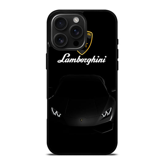 LAMBORGHINI BLACK CAR iPhone Case Cover