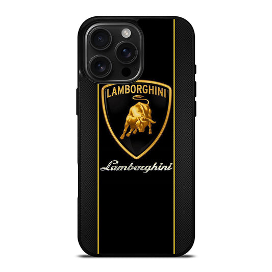 LAMBORGHINI STRIPE BLACK iPhone Case Cover