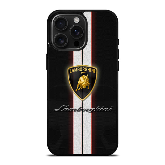 LAMBORGHINI STRIPE LOGO iPhone Case Cover
