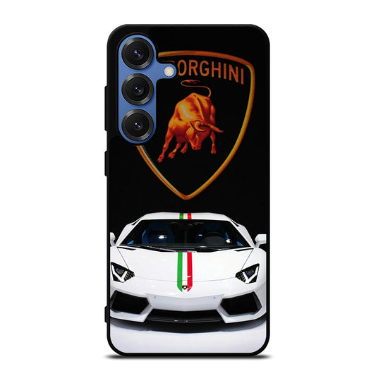 LAMBORGHINI WHITE CAR Samsung Galaxy Case Cover