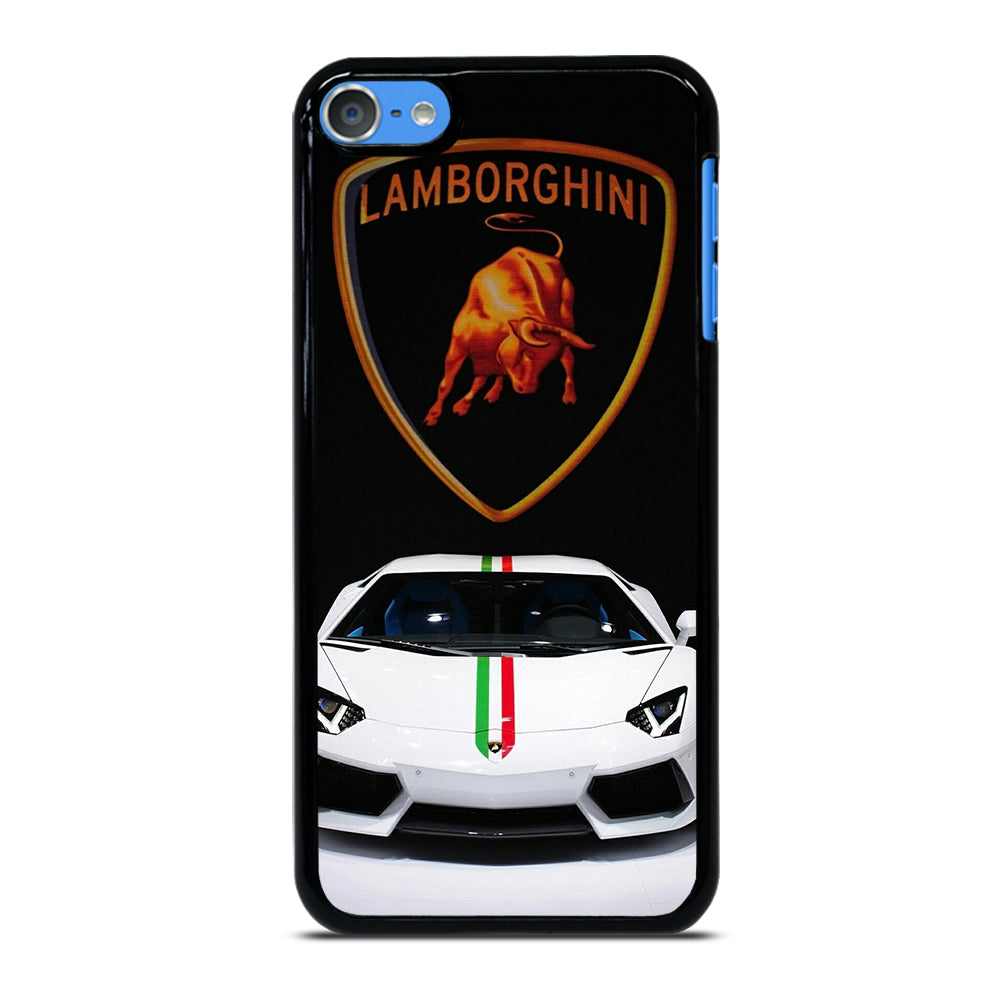 LAMBORGHINI WHITE CAR iPod Touch Case Cover