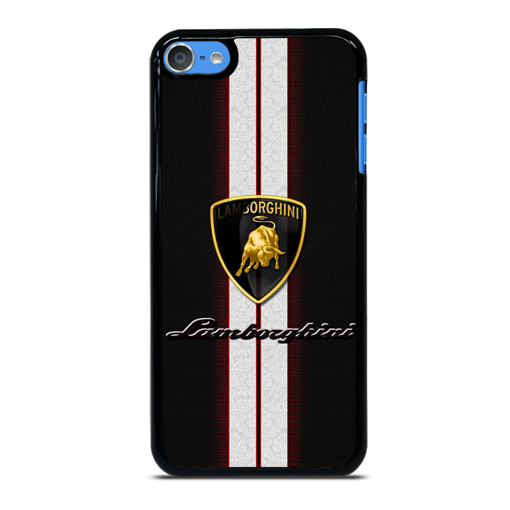 LAMBORGHINI WHITE STRIPE LOGO iPod Touch Case Cover