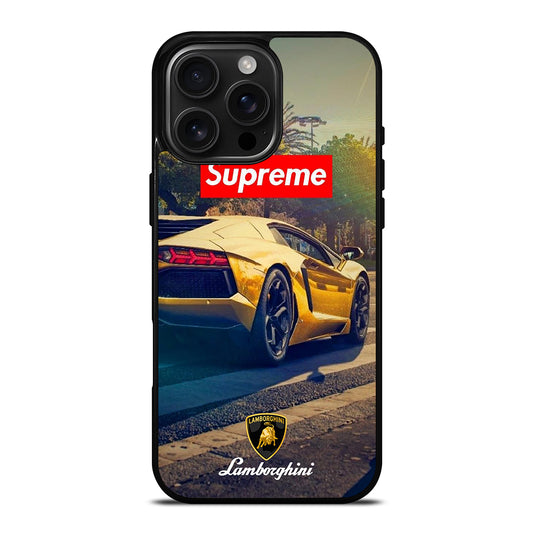 LAMBORGHINI YELLOW CAR iPhone Case Cover