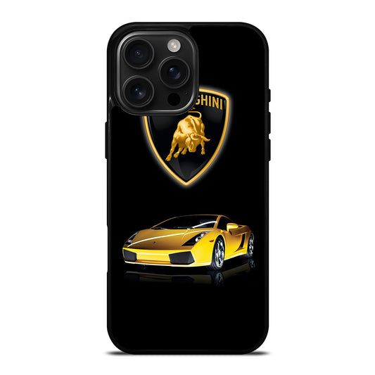 LAMBORGHINI YELLOW CAR LOGO iPhone Case Cover