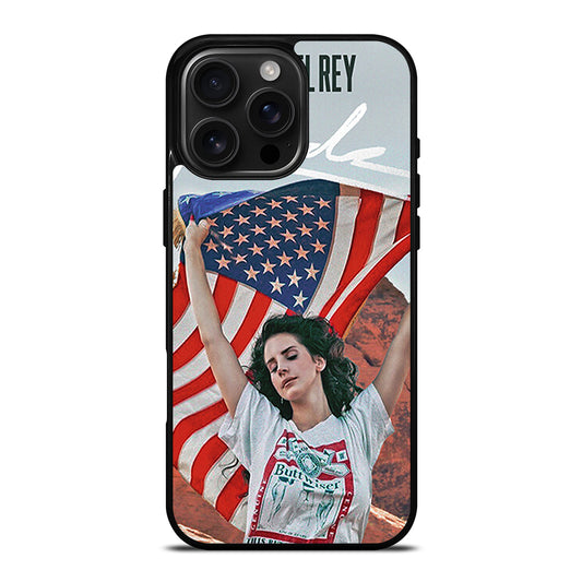 LANA DEL REY AMERICAN FLAG iPhone Case Cover