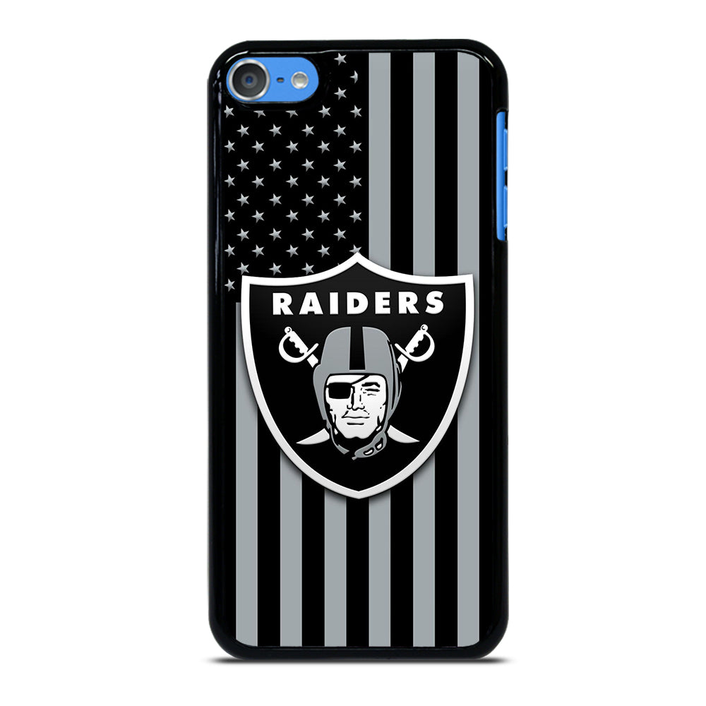 LAS VEGAS RAIDERS AMERICAN FLAG LOGO iPod Touch Case Cover