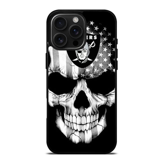 LAS VEGAS RAIDERS SKULL LOGO iPhone Case Cover
