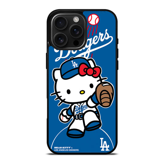 LA DODGERS HELLO KITTY 1 iPhone Case Cover