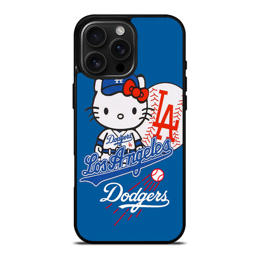 LA DODGERS HELLO KITTY 2 iPhone Case Cover