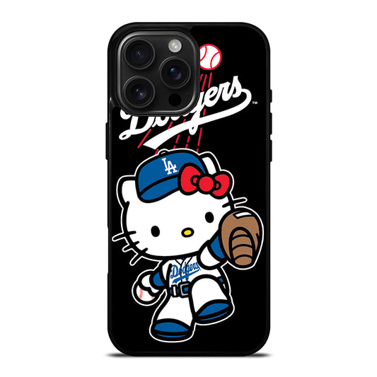 LA DODGERS HELLO KITTY MLB 2 iPhone Case Cover