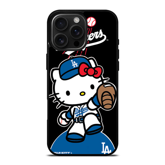 LA DODGERS HELLO KITTY MLB 3 iPhone Case Cover