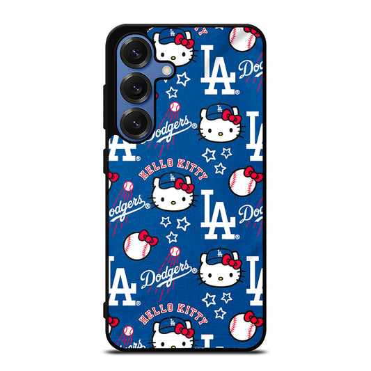 LA DODGERS HELLO KITTY PATTERN Samsung Galaxy Case Cover