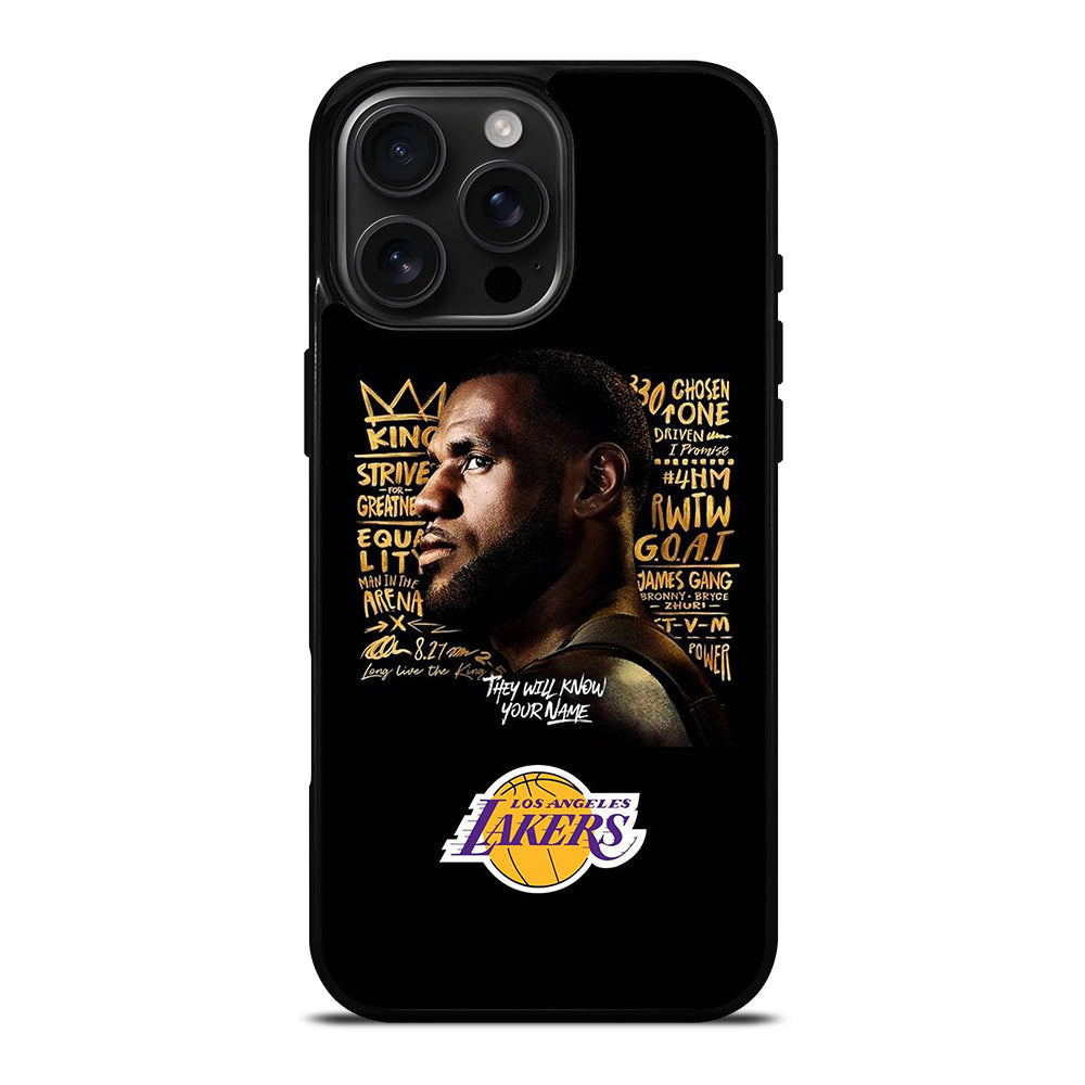 LEBRON JAMES WORD iPhone Case Cover