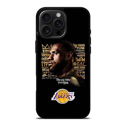 LEBRON JAMES WORD iPhone Case Cover